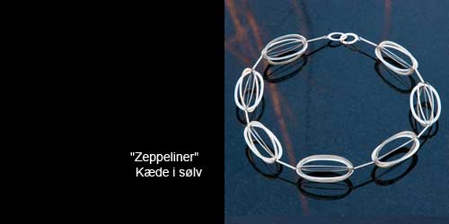 "Zeppeliner" Kæde i sølv